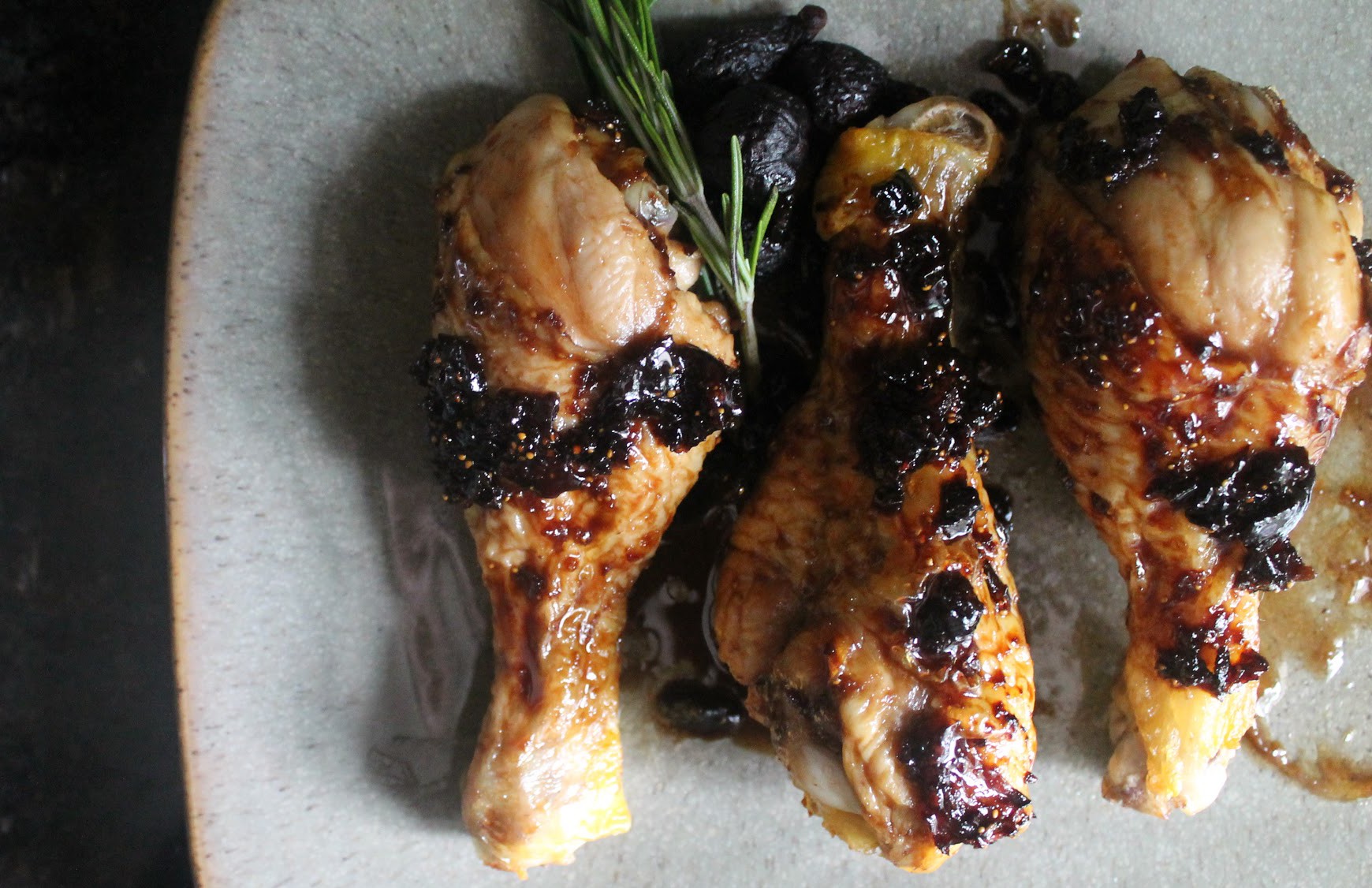 Fig Glazed Chicken Legs