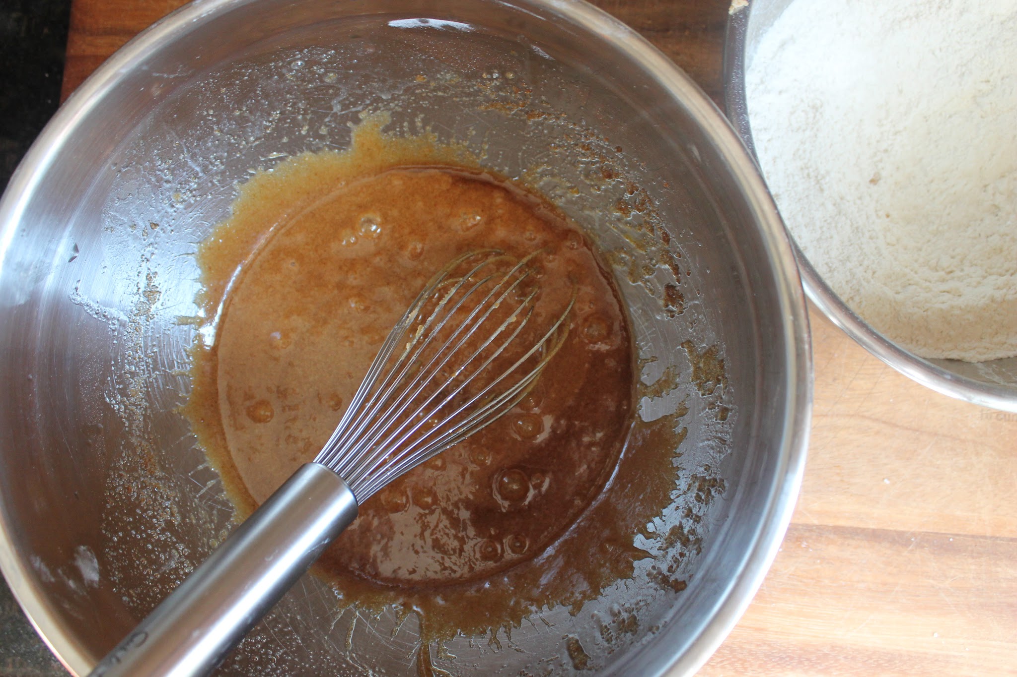 chocolate chip cookie batter 1