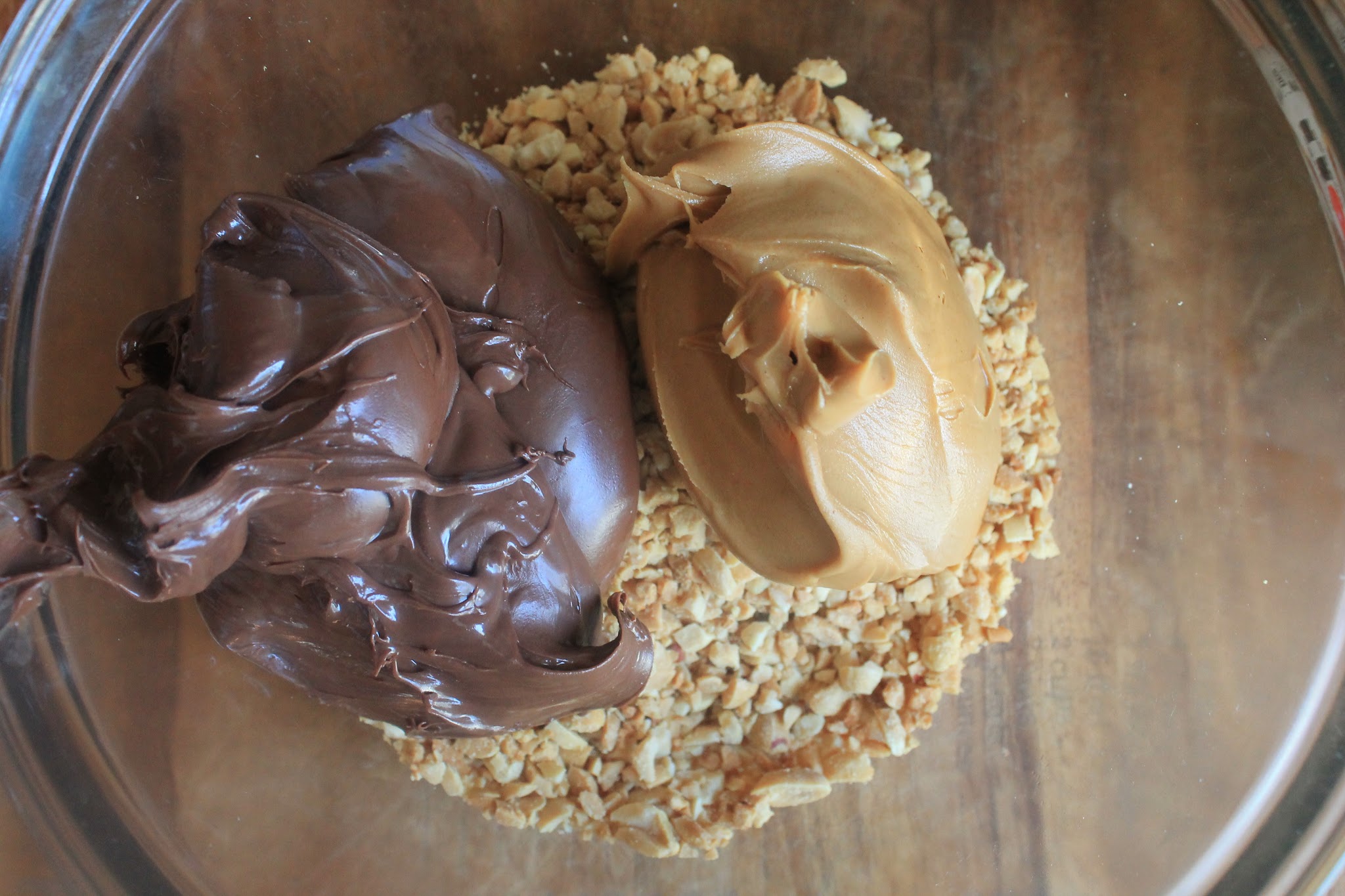 Nutella and Peanut Butter Crunch Candy