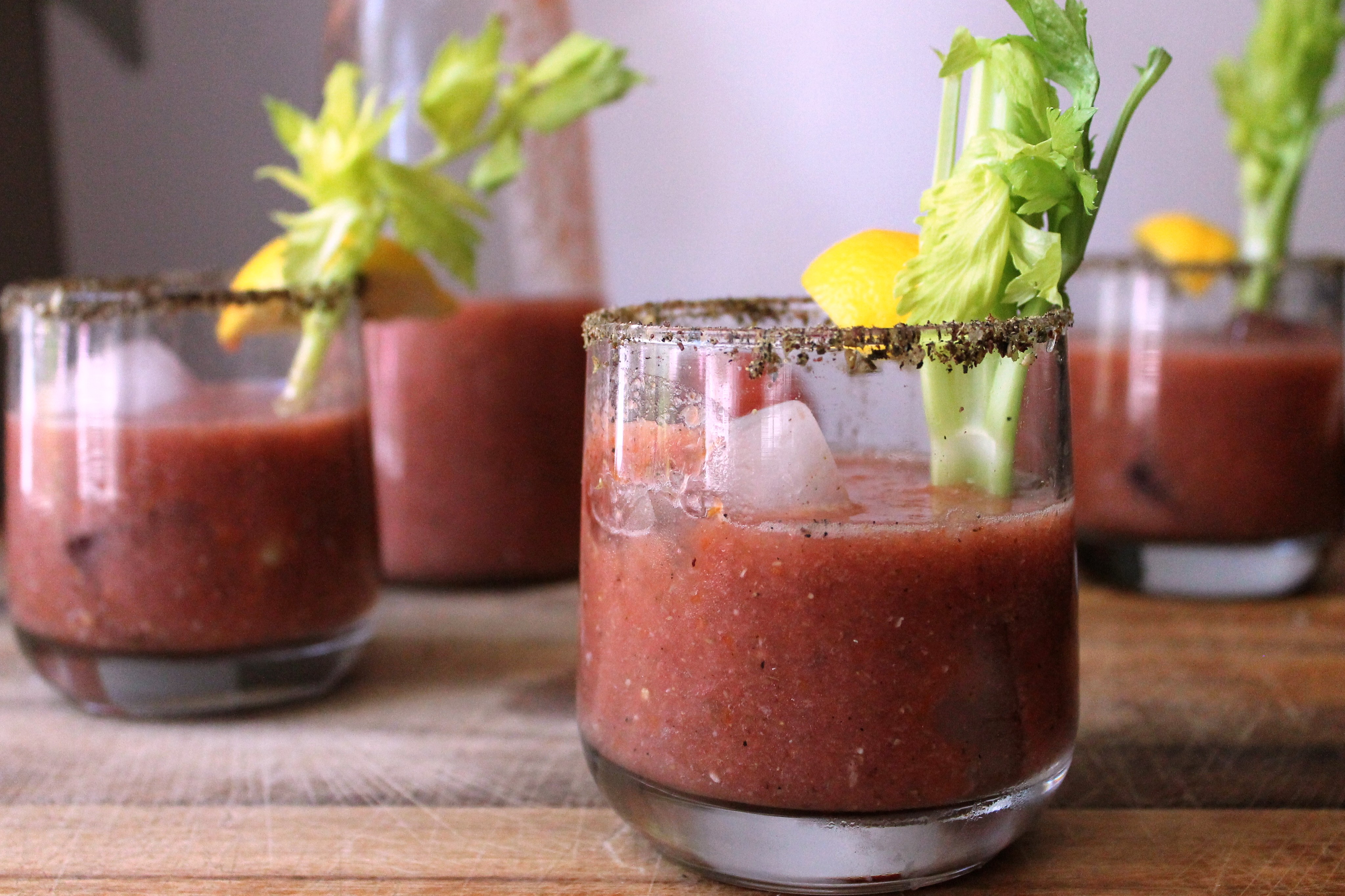 za’atar spiced bloody marys