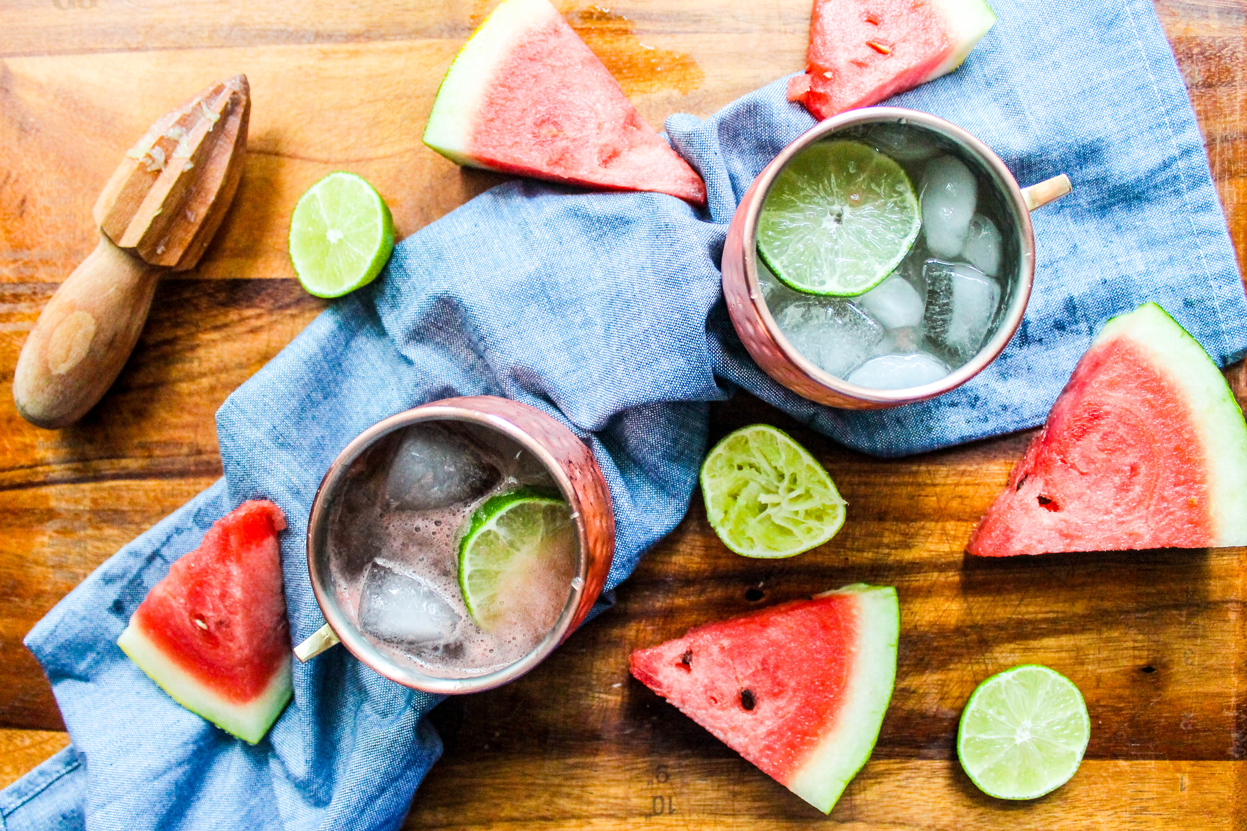 Watermelon Moscow Mule - Watermelon Board