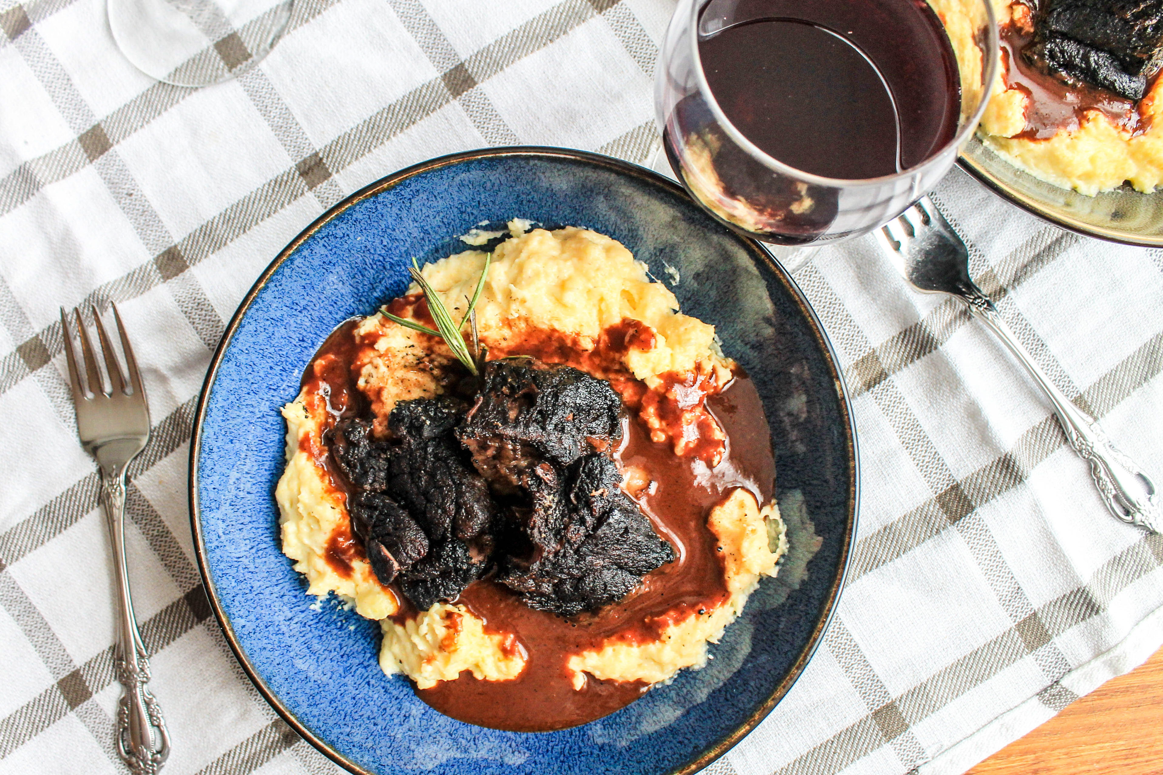 Chocolate & Red Wine Braised Short Ribs