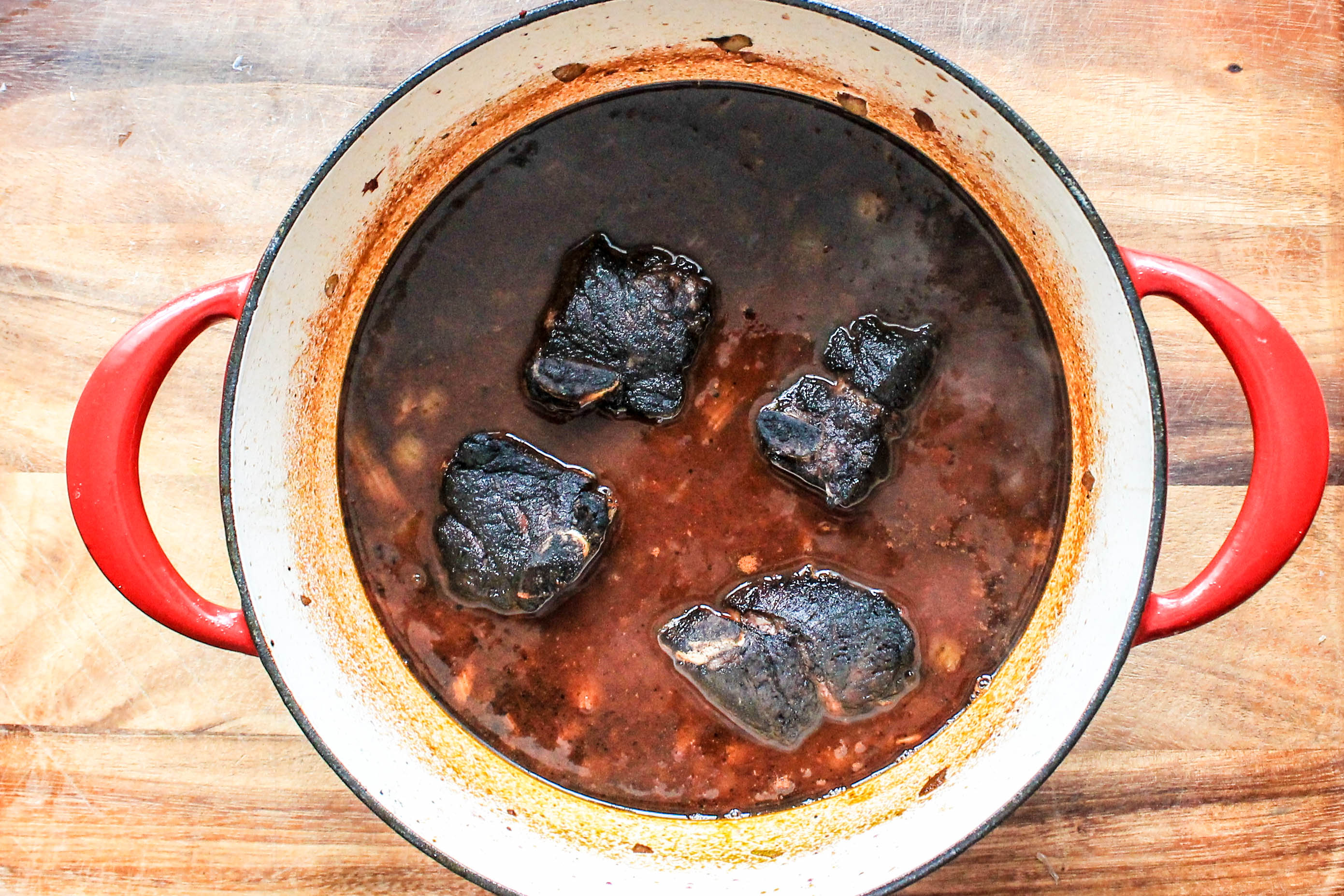 Chocolate & Red Wine Braised Short Ribs