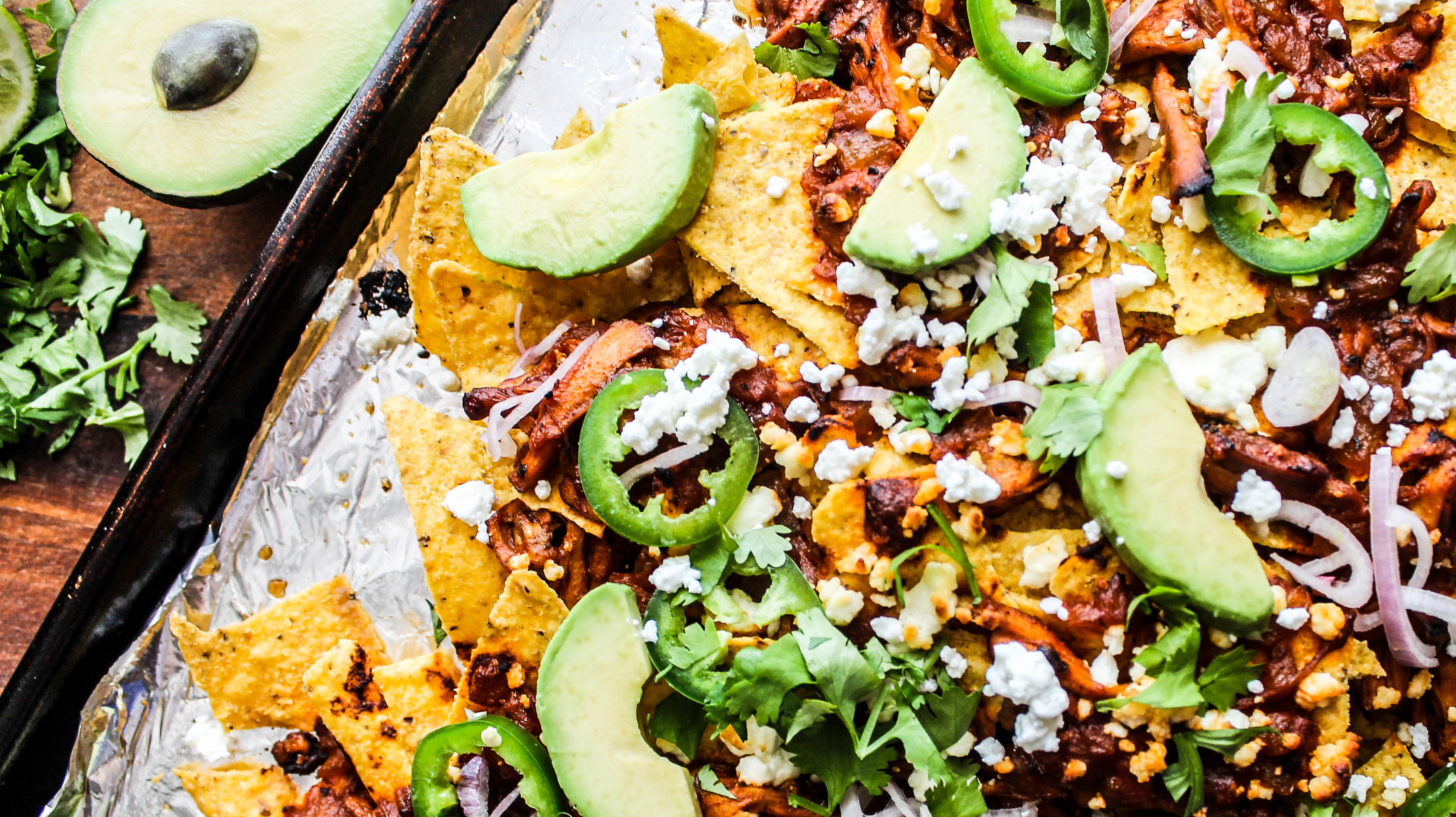 Smoky Pulled Chicken Nachos