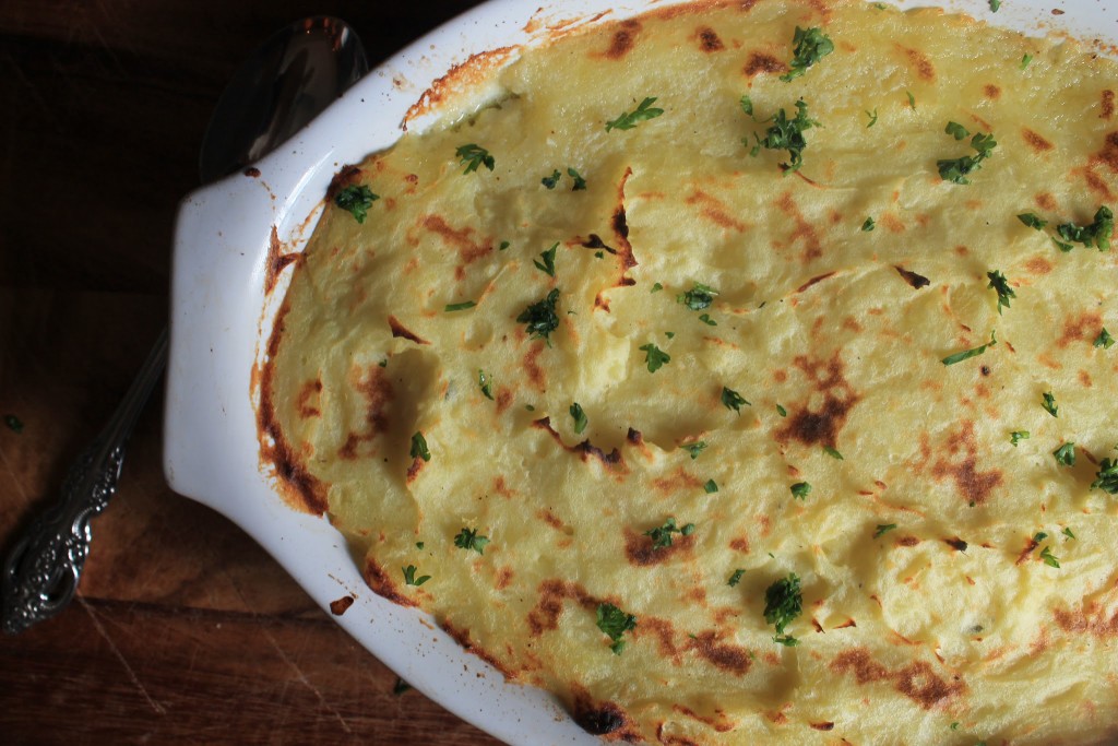 Mashed Potato Crusted Cod