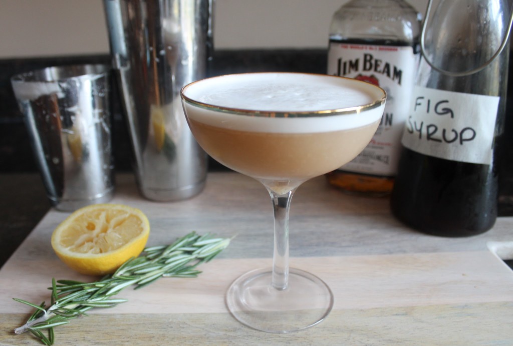 Bourbon Fig Fizz