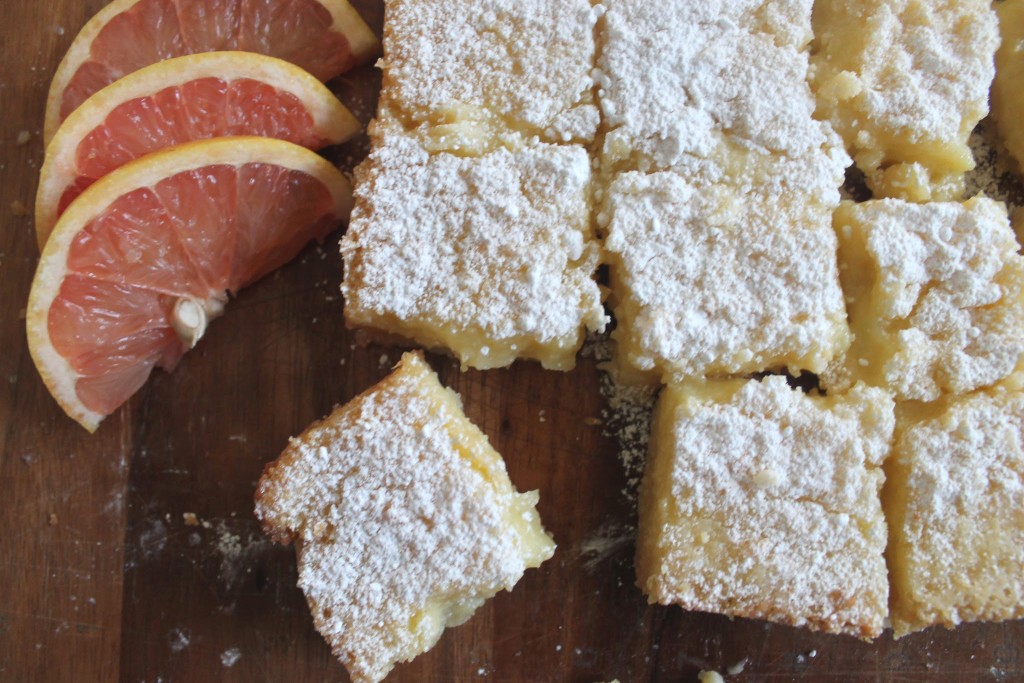 Gluten Free Grapefruit Bars