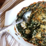 Creamed Spinach Gratin