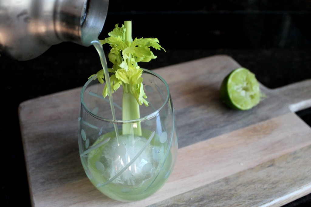 Celery Gin Thyme Cocktail