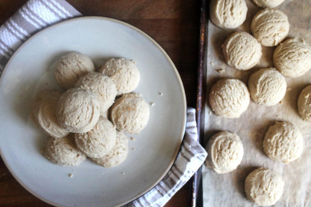 Tahini Shortbread Cookies