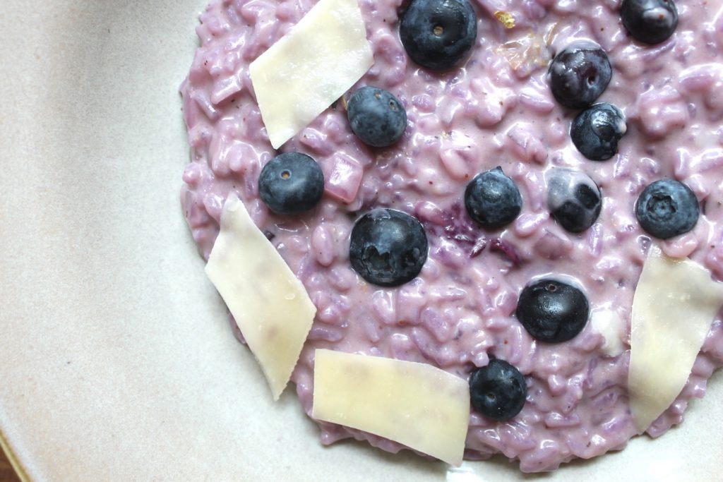 Blueberry Lemon Risotto