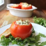 Goat Cheese Stuffed Tomatoes