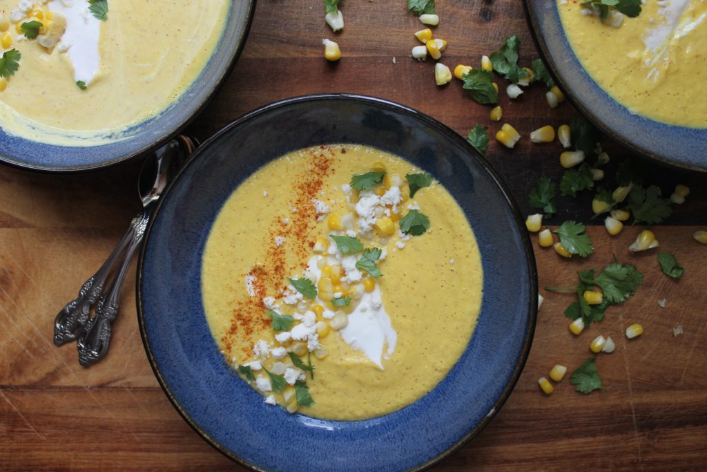 Street Corn Gazpacho