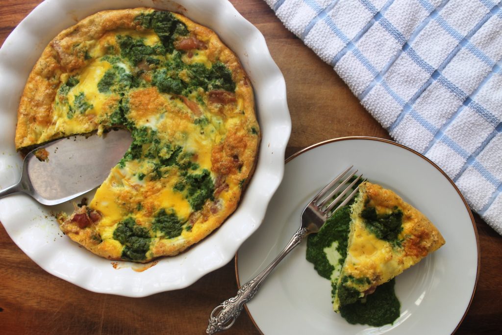 Green Eggs and Ham Frittata