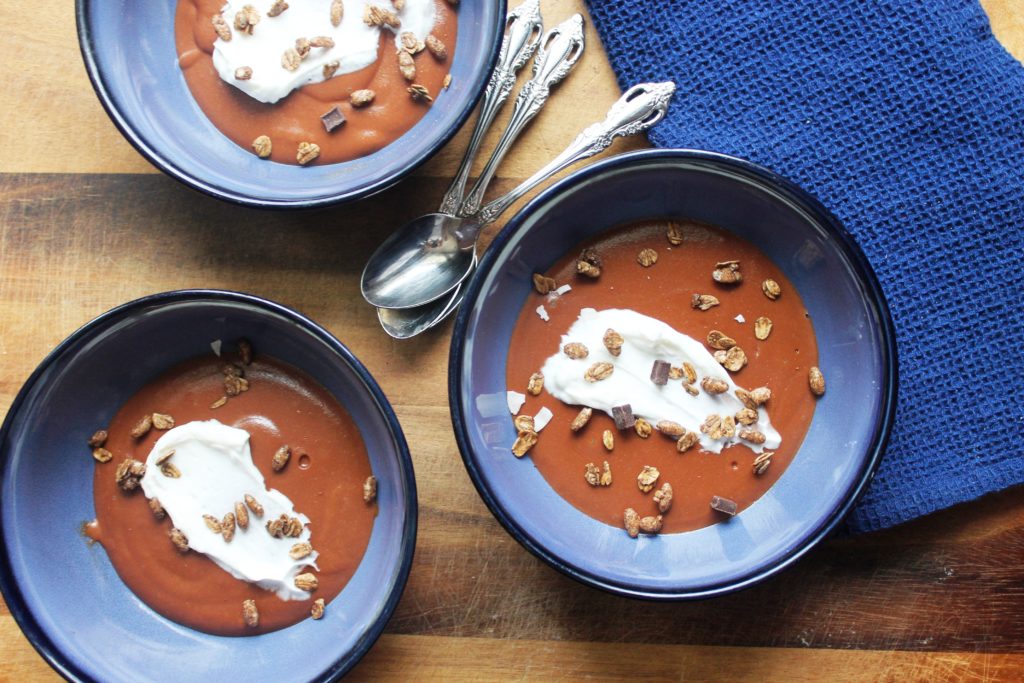 Healthy Chocolate Peanut Pudding