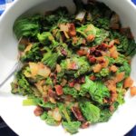 Tangy Wilted Greens with Bacon