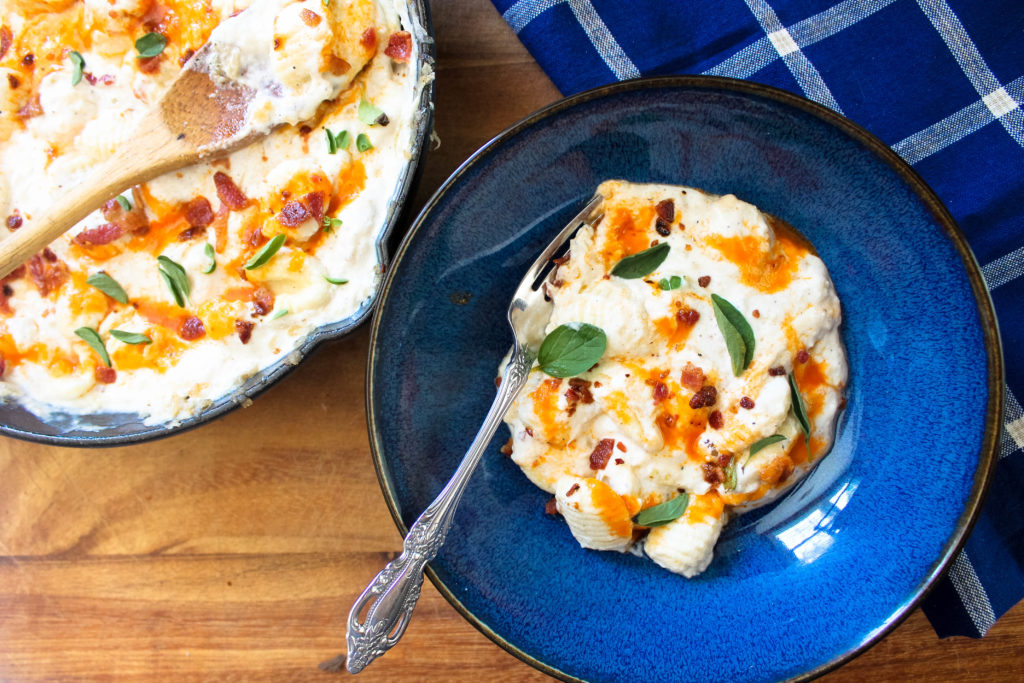 Gnocchi in Burrata Sauce with Spicy Tomato Oil