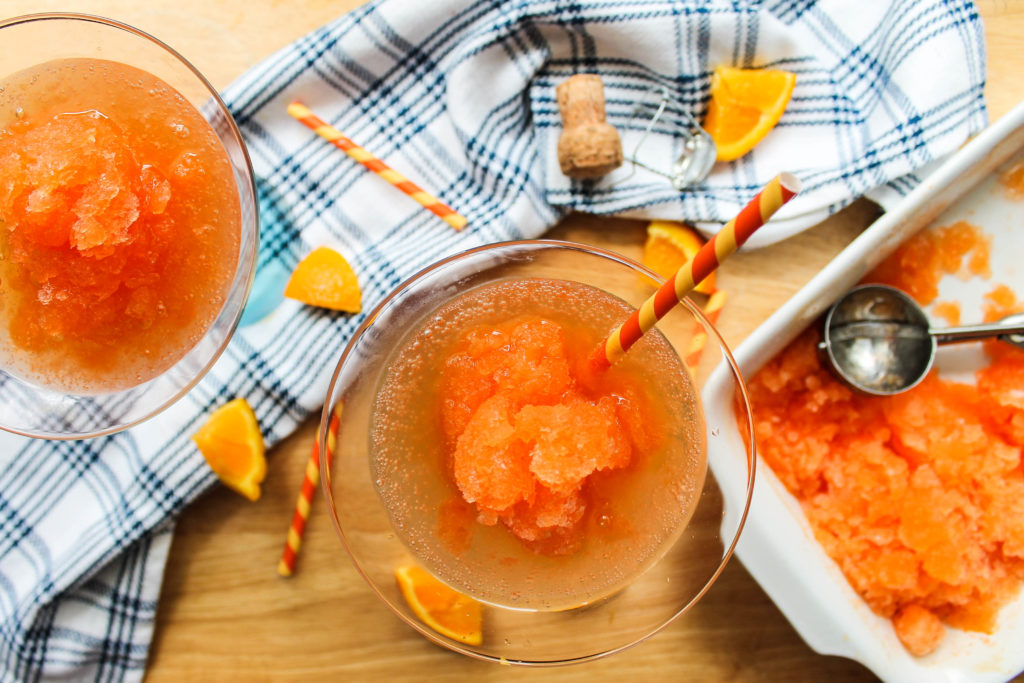 Aperol Spritz Slushies