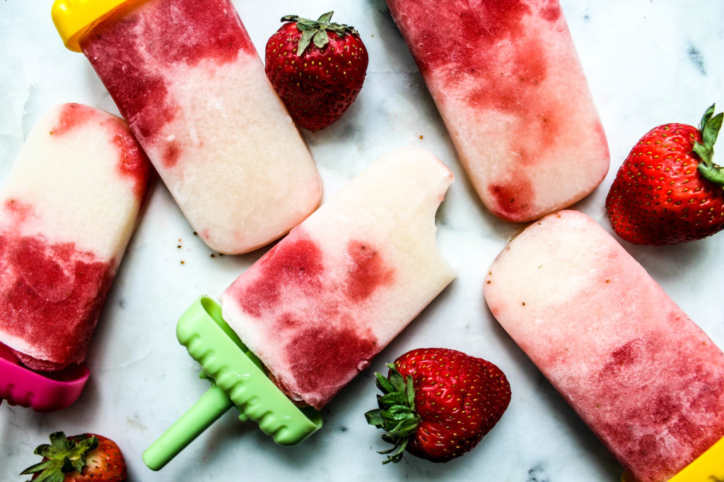 Miami Vice Wine Popsicles