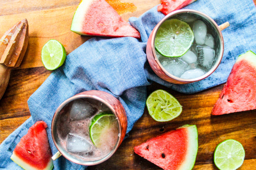 Watermelon Moscow Mules