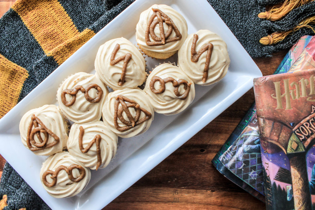 Gluten Free Butterbeer Cupcakes