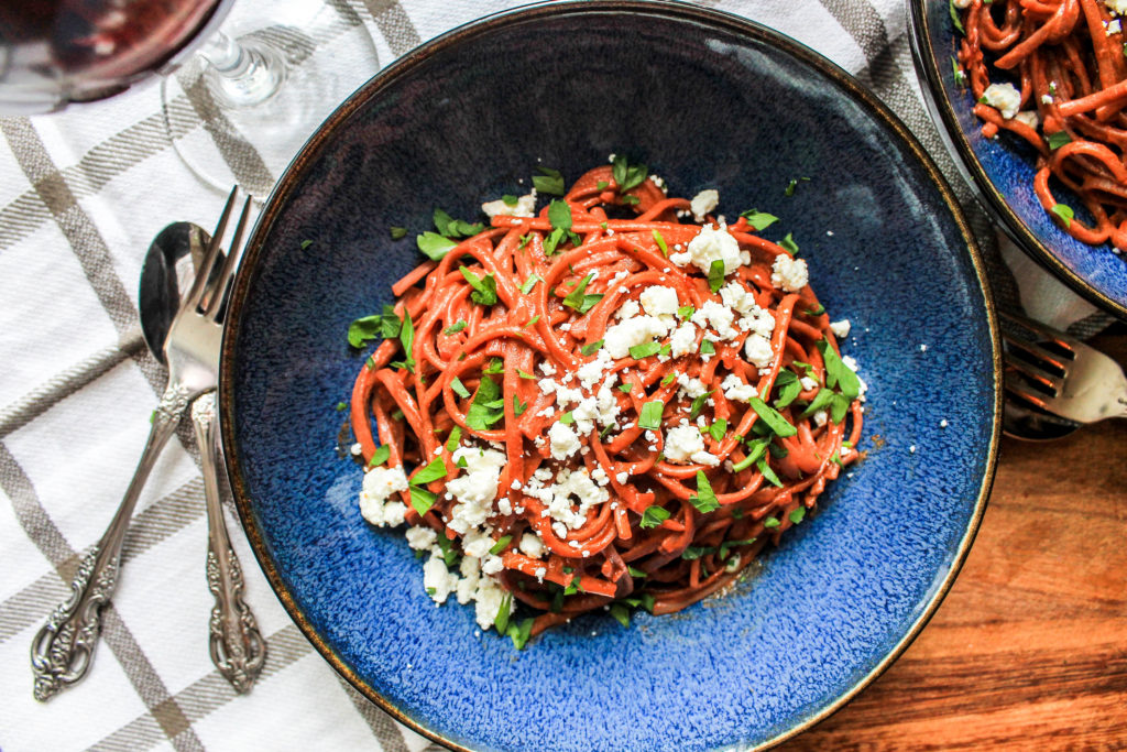 Spicy Red Wine Pasta