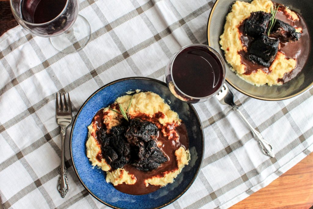 Chocolate & Red Wine Braised Short Ribs