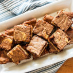 Chocolate Tahini Chess Bars