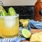 Caramelized Pineapple Shrub & Pineapple Margaritas