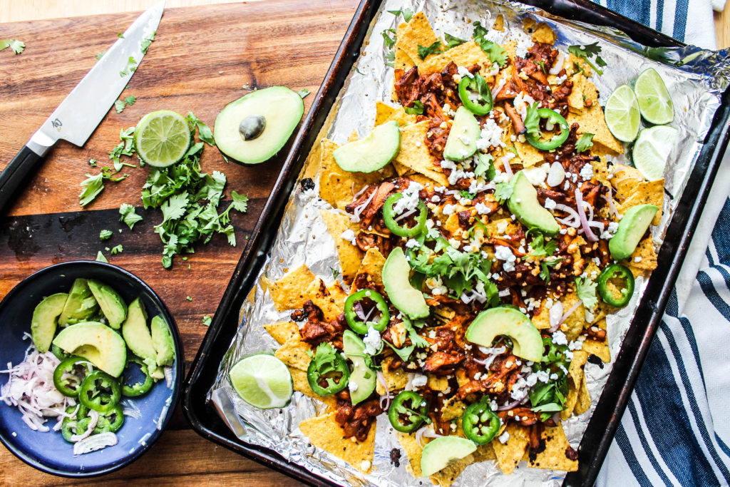 Smoky Pulled Chicken Nachos