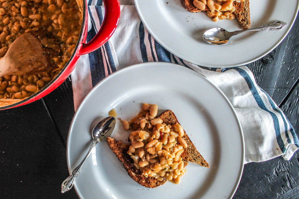 Stewed Cannellini Beans