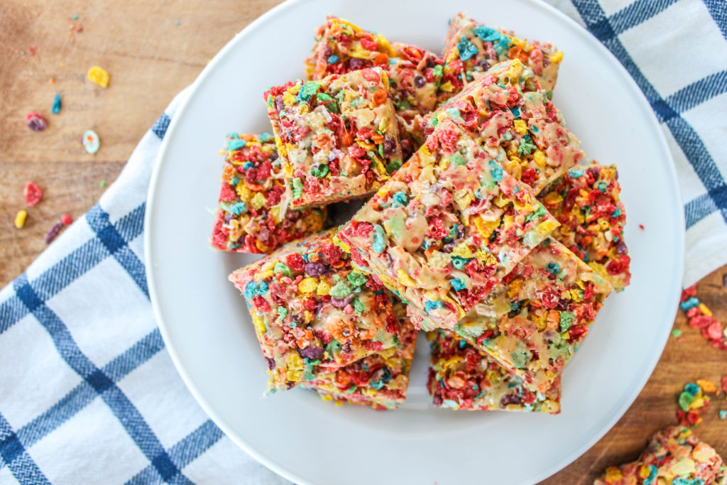 PB & J Crispy Treats