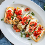 Burrata Toasts with Tomato-Mint Salad