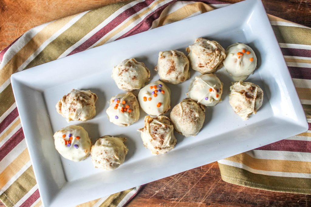 Gluten Free Pumpkin Cheesecake Truffles