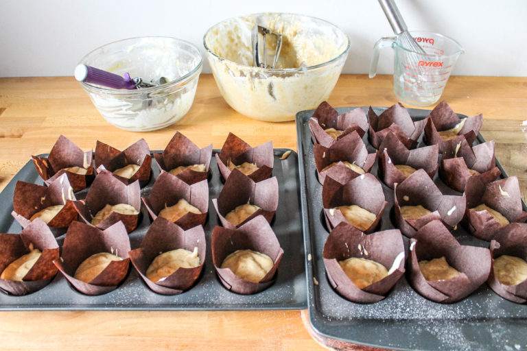 Gluten Free Banana Cream Cheese Muffins