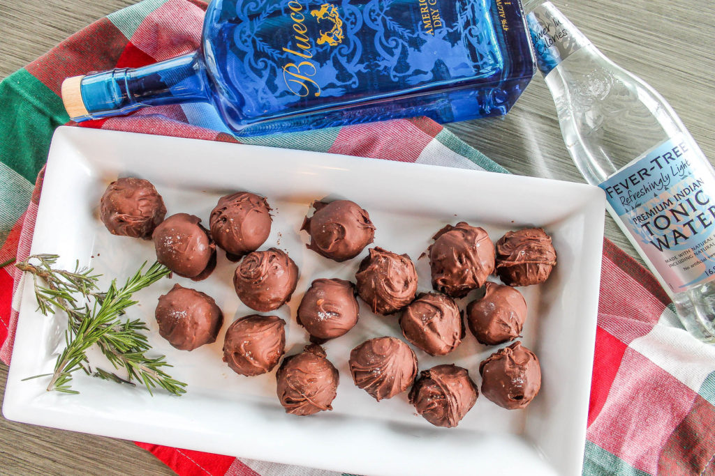 Gin and Tonic Goat Cheese Truffles