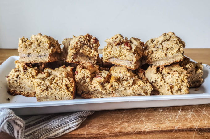 Pumpkin Cheesecake Cookie Dough Bars